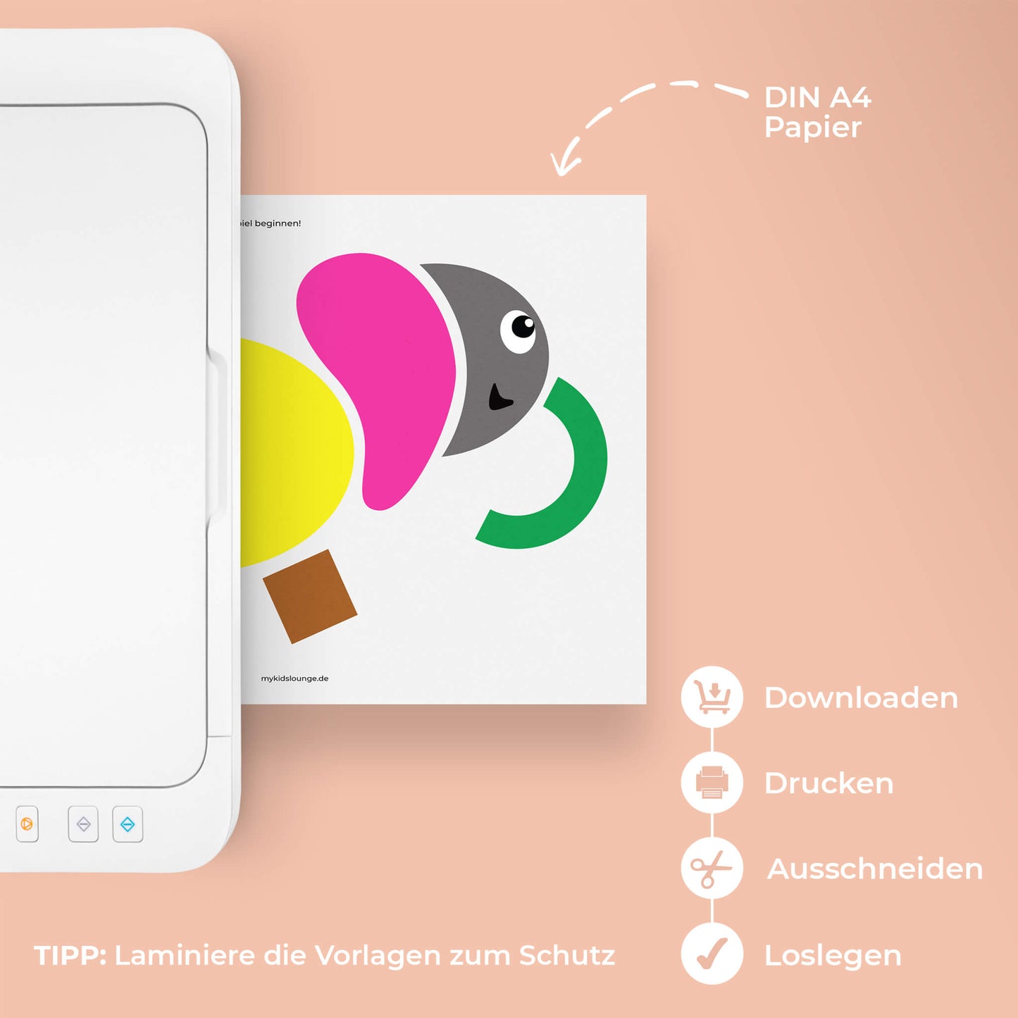 Informationen zu Beginner Vorlagen mit Drucker
