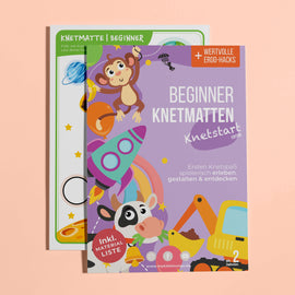 mykidslounge Beginner Knetmatten Knetstart Edition. Perfekter Einstieg in die Welt der Knete für Kinder ab 2 Jahren.