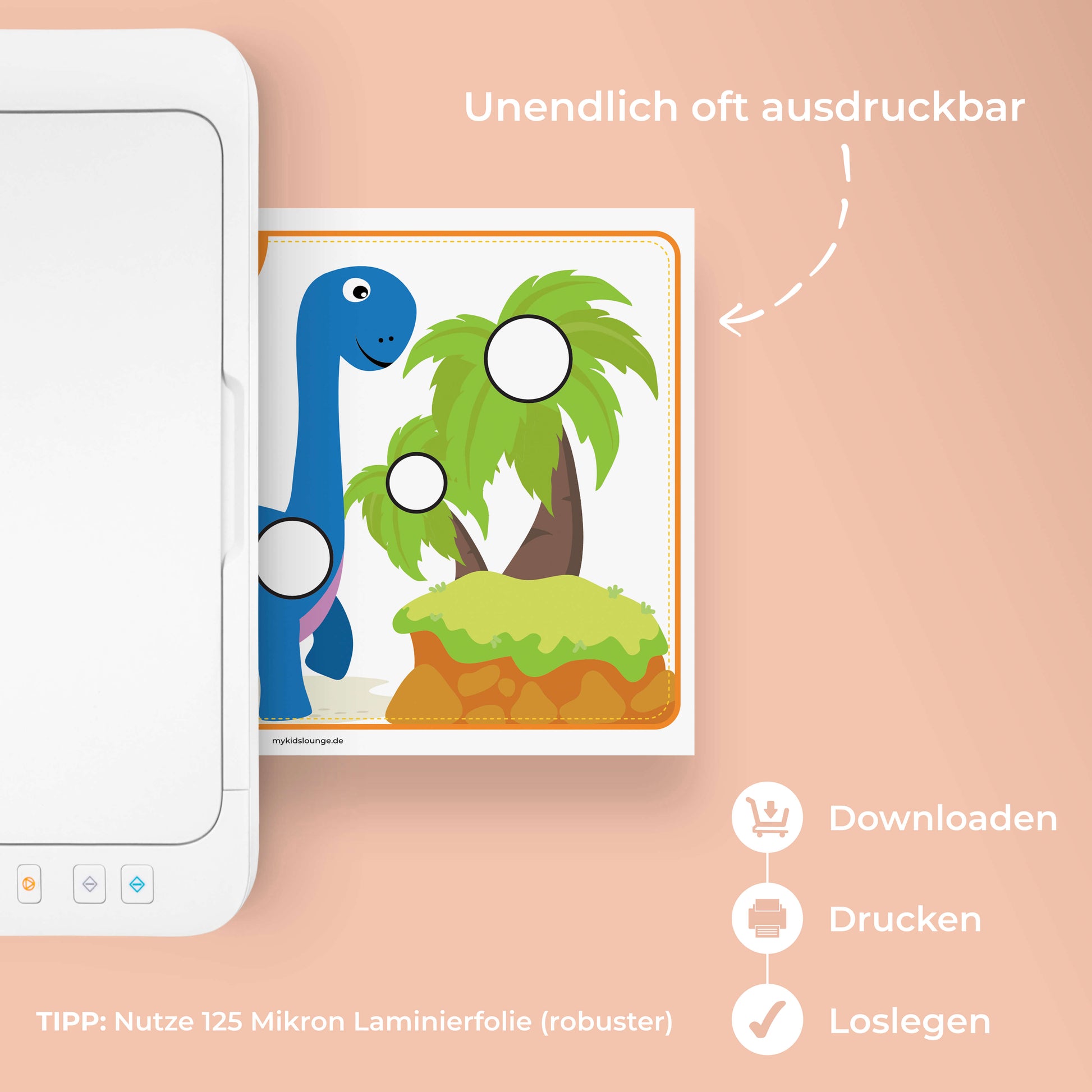 Knetvorlagen zum Ausdrucken. Ideal für zu Hause und beliebig oft wiederverwendbar.