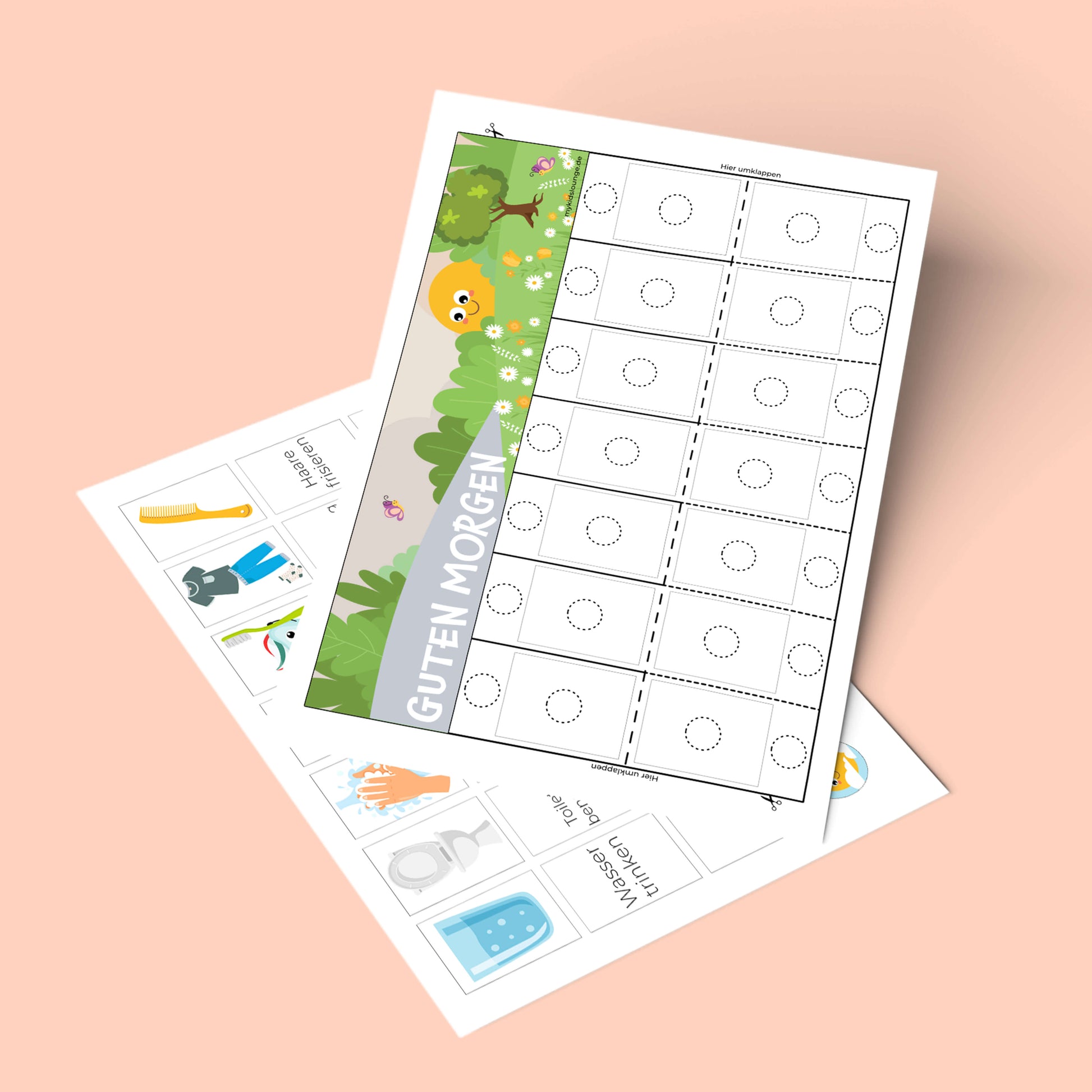 DIY Kinder Routineplan Morgens zum Ausdrucken